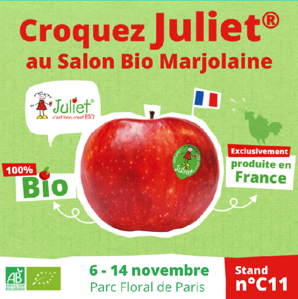 Rendez-vous au salon Marjolaine du 6 au 14 novembre 2021 !