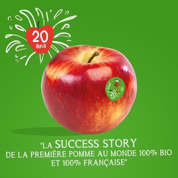 Retour sur la success story de la première pomme au monde 100 % bio et 100 % Française (Source : Fresh Plaza)
