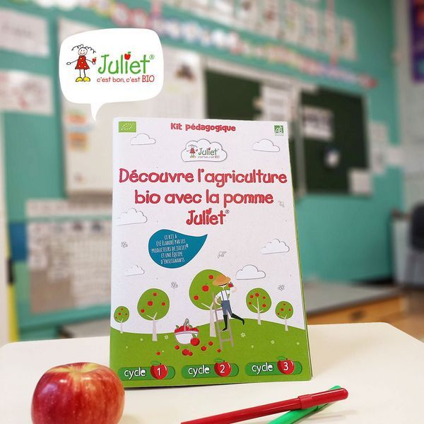 Pomme Juliet met gratuitement à disposition un kit pédagogique pour la rentrée scolaire ! 