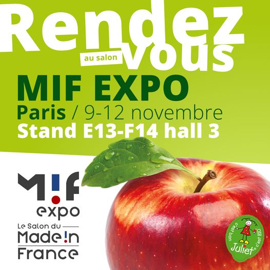 Juliet sera présente à Paris au MIF Expo, le salon du Made in France ! 