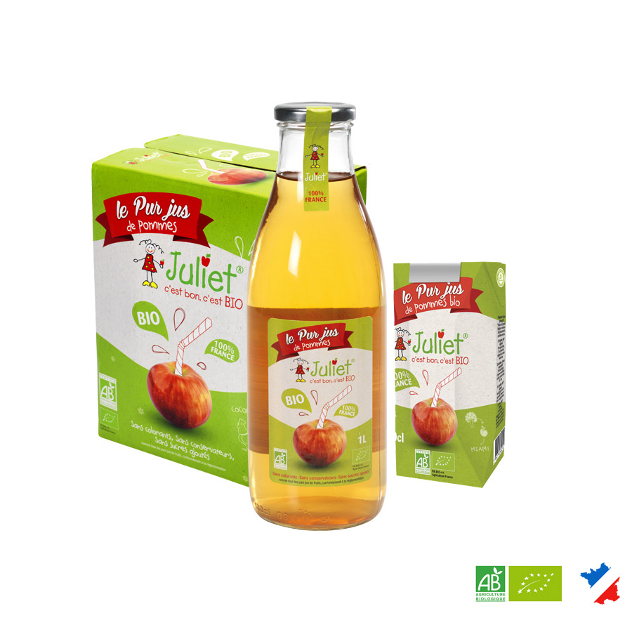 Pur Jus De Pomme Bio Artisanal - 3x 1L