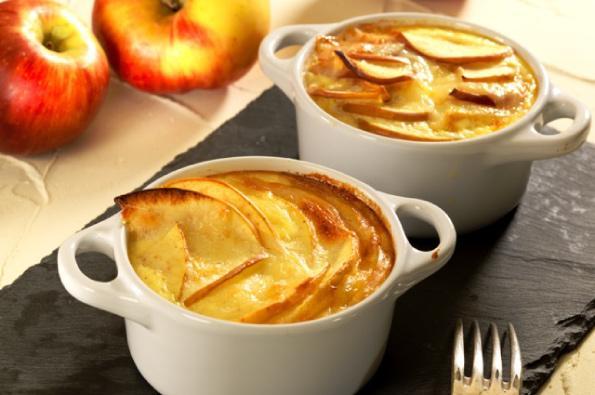  Clafoutis pommes Juliet® & tomme fermière